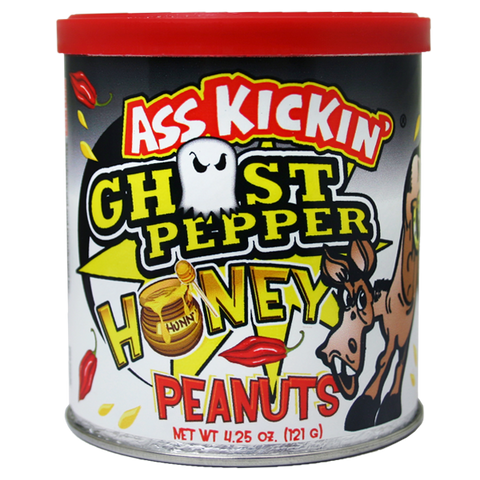 Ass Kickin’ Ghost Pepper Honey Peanuts 4.25 oz