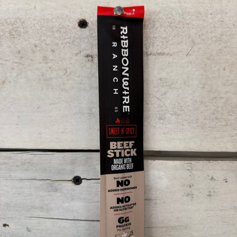 Ribbonware Ranch Beef Stick - Sweet N’ Spicy