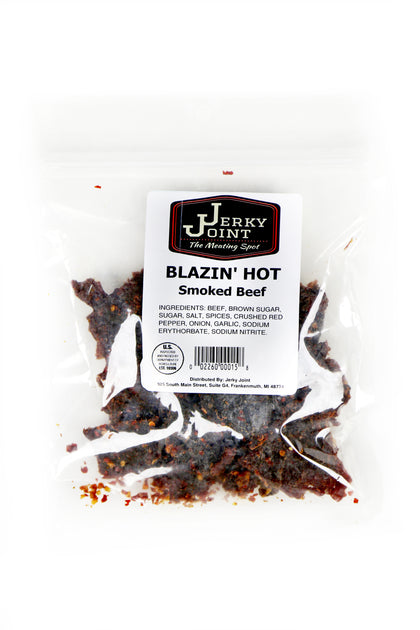 Blazin' Hot Smoked Beef Jerky