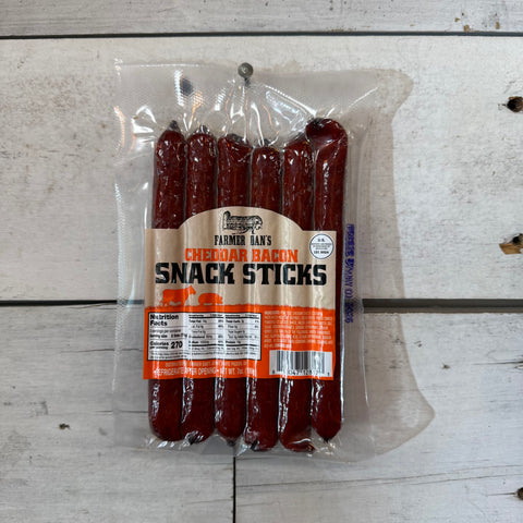 Farmers Dan’s Cheddar Bacon Snack Sticks