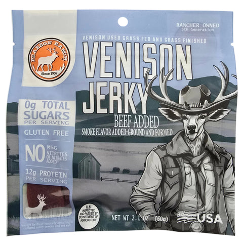 Venison Jerky - 2.1 oz Resealable Bag