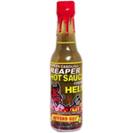 Green Carolina Reaper Hot Sauce from Hell