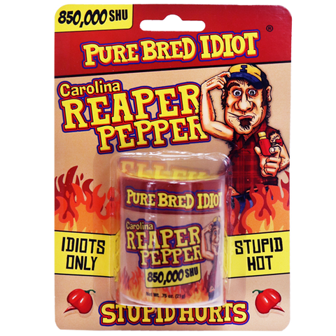 Pure Bred Idiot Pure Ground Carolina Reaper Pepper 850,000 SHU