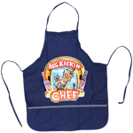 Ass Kickin’ Chef Apron – Denim Blue